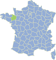 Carte de France Rennes